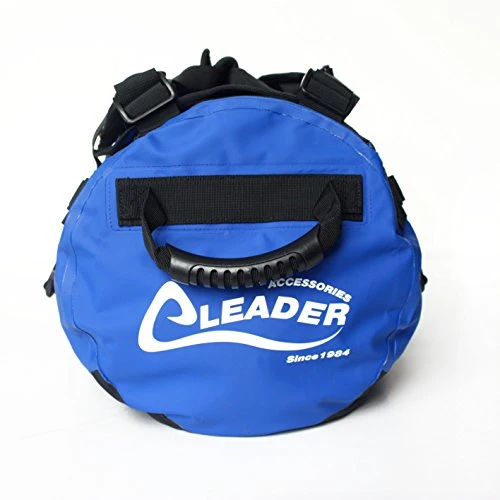 Leader Accessories Deluxe Water Resistant PVC Tarpaulin Duffel Bag Backpack (Blue, 70L) 2 Leader Accessories Deluxe Water Resistant PVC Tarpaulin Duffel Bag Backpack (Blue, 70L) - Image 2