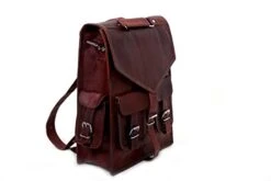 Vintage Brown School Bag Leather Backpack Laptop Messenger Bag Rucksack Sling For Men Women 11 Vintage Brown School Bag Leather Backpack Laptop Messenger Bag Rucksack Sling For Men Women -Luggage Factory 41ZyhrvvaOL