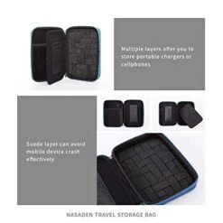 NaSaDen Hardshell Travel Storage Case Nintendo Switch Storage Case Hard Portable Travel Carry Case Shell Pouch For Hard Storage Case, Nintendo Switch Case Game Console & Accessories [Coffee Brown] -Luggage Factory 41 ZpPBw4ZL