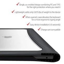 Brenthaven Edge Case Designed For Apple MacBook Air 13 Inch 2019 With Retina True Tone Display For School, Business And Office Use – Gray, Durable, Rugged Protection From Impact And Compression 11 Brenthaven Edge Case Designed For Apple MacBook Air 13 Inch 2019 With Retina True Tone Display For School, Business And Office Use – Gray, Durable, Rugged Protection From Impact And Compression -Luggage Factory 41a8iIdKXZL