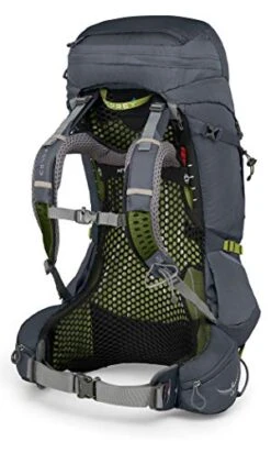 Osprey Atmos AG 50 Men's Backpacking Backpack Abyss Grey, Large -Luggage Factory 41aow84215L