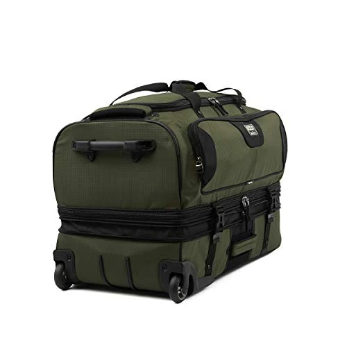 Travelpro Bold 30" Duffle Bag With Drop Bottom, Lightweight, Rugged Rolling Duffel, Olive/Black, 4 Travelpro Bold 30" Duffle Bag With Drop Bottom, Lightweight, Rugged Rolling Duffel, Olive/Black, - Image 4