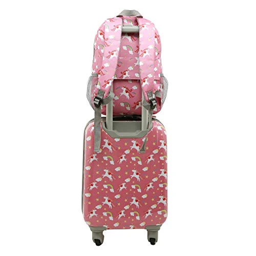 Travelers Club Kids' 5 Piece Luggage Travel Set, Unicorn 7 Travelers Club Kids' 5 Piece Luggage Travel Set, Unicorn - Image 7