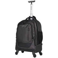 Kenneth Cole Reaction 1680D Coated Polyester Double Gusset 4-Wheel 17.0” Computer Laptop -Luggage Factory 41c5azKhJOL