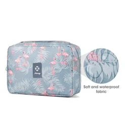 Hanging Travel Toiletry Bag Cosmetic Make Up Organizer For Women And Girls Waterproof (A-Flamingo) 11 Hanging Travel Toiletry Bag Cosmetic Make Up Organizer For Women And Girls Waterproof (A-Flamingo) -Luggage Factory 41cp4qs37 L
