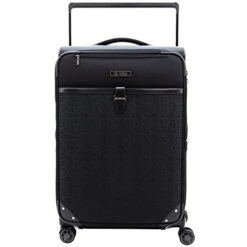 M&A Encore Wide Trolley Spinner Luggage With TSA Lock, Black, Carry-On 20-Inch 7 M&A Encore Wide Trolley Spinner Luggage With TSA Lock, Black, Carry-On 20-Inch -Luggage Factory 41dYnO93HXL