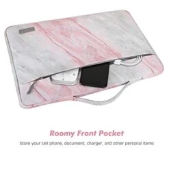 MoKo 13-13.3 Inch Laptop Sleeve Case Compatible With MacBook Air 13-inch Retina, MacBook Pro 13", HP Dell Acer Lenove Notebook Computer, Protective Carrying Bag With Pocket, Pink Gray Marble 13 MoKo 13-13.3 Inch Laptop Sleeve Case Compatible With MacBook Air 13-inch Retina, MacBook Pro 13", HP Dell Acer Lenove Notebook Computer, Protective Carrying Bag With Pocket, Pink Gray Marble -Luggage Factory 41eHKgo9 DL