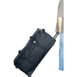 Netpack Standing Up Travel Wheeled Duffel (Black) -Luggage Factory 41eXqLoEmAL