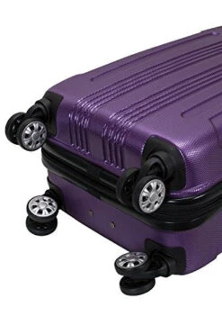 Rockland London Hardside Spinner Wheel Luggage, Purple, Carry-On 20-Inch 8 Rockland London Hardside Spinner Wheel Luggage, Purple, Carry-On 20-Inch -Luggage Factory 41eiPUxyNKL