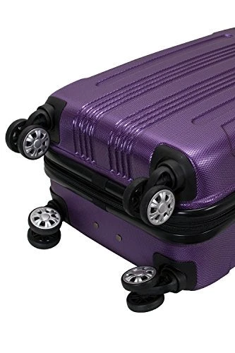 Rockland London Hardside Spinner Wheel Luggage, Purple, Carry-On 20-Inch 3 Rockland London Hardside Spinner Wheel Luggage, Purple, Carry-On 20-Inch - Image 3
