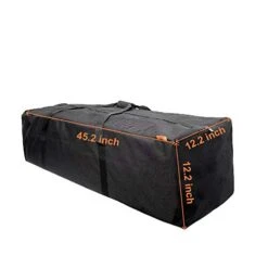 INFANZIA 45 Inch Zipper Duffel Travel Sports Equipment Bag, Waterproof Oversize, Black 11 INFANZIA 45 Inch Zipper Duffel Travel Sports Equipment Bag, Waterproof Oversize, Black -Luggage Factory 41f0za57 2BDL