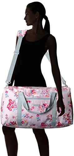 Vera Bradley Lighten Up Large Travel Duffel, Tossed Posies Pink, P 7 Vera Bradley Lighten Up Large Travel Duffel, Tossed Posies Pink, P - Image 7