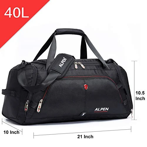 Swiss Alpen - Cervino Duffel - Water Resistant Durable 1680D Carry On Travel Duffel Bag Gym 2 Swiss Alpen - Cervino Duffel - Water Resistant Durable 1680D Carry On Travel Duffel Bag Gym - Image 2
