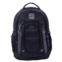 Cooper Laptop Backpack, Fits Laptops Up To 16in, USB Charge Port, Black