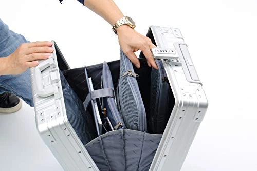 ALEON 21" Aluminum Overnight Business Carry-On 3 ALEON 21" Aluminum Overnight Business Carry-On - Image 3