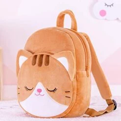 Lazada Toddler Backpack For Girls Kitty Animal Kids Plush Backpacks Cat Brown Age 3+ -Luggage Factory 41hWNvsopjL