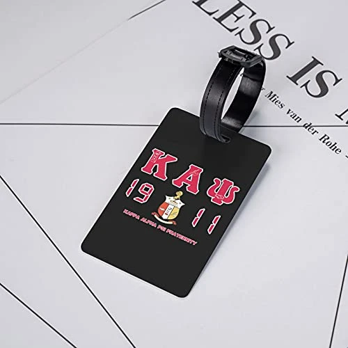 ZHUOBAIL Ka-pp_a A_lp-ha Ps-i 1911 KAP Fraternity Nupes PVC Luggage Tag Name ID Labels Travel Bag Suitcase Tags Suitcase Identifiers 3.3X2.1 Inch 4 ZHUOBAIL Ka-pp_a A_lp-ha Ps-i 1911 KAP Fraternity Nupes PVC Luggage Tag Name ID Labels Travel Bag Suitcase Tags Suitcase Identifiers 3.3X2.1 Inch - Image 4