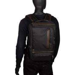 EBags Professional Slim Laptop Backpack - LTD Edition Top Grain Leather Trim -Luggage Factory 41i9y8LV1AL