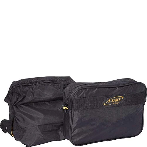 A.Saks 22in. Carry-on Nylon Duffel In Black 5 A.Saks 22in. Carry-on Nylon Duffel In Black - Image 5