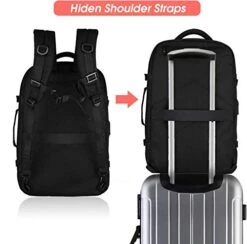 Asenlin 40L Travel Backpack For Women Men,17 Inch Laptop Backpack Flight Approved Luggage Carry On Water Resistant Computer Backpack For Weekender Overnight Large Daypack Black 8 Asenlin 40L Travel Backpack For Women Men,17 Inch Laptop Backpack Flight Approved Luggage Carry On Water Resistant Computer Backpack For Weekender Overnight Large Daypack Black -Luggage Factory 41jbcWrPaQL