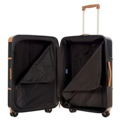 Bric's Luggage Bellagio Ultra Light 27 Inch Spinner Trunk (Black/Tobacco) -Luggage Factory 41k2WJx1DoL