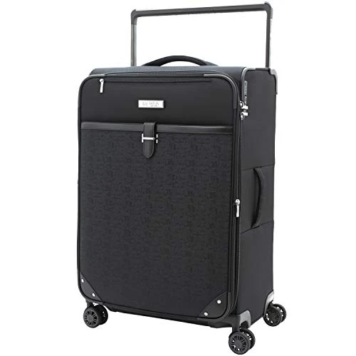 M&A Encore Wide Trolley Spinner Luggage With TSA Lock, Black, Carry-On 20-Inch 1 M&A Encore Wide Trolley Spinner Luggage With TSA Lock, Black, Carry-On 20-Inch