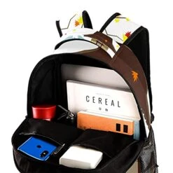 LORVIES Japanese Autumn Maple House Fuji Mountain Lightweight School Classic Backpack Travel Rucksack For Girls Women Kids Teens -Luggage Factory 41mCSlAgPbS