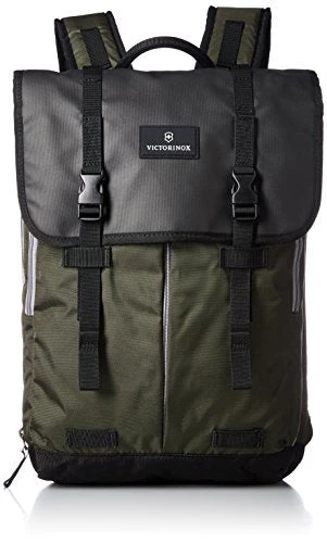 Victorinox Altmont 3.0 Flapover Laptop Backpack, Green/Black 2 Victorinox Altmont 3.0 Flapover Laptop Backpack, Green/Black - Image 2