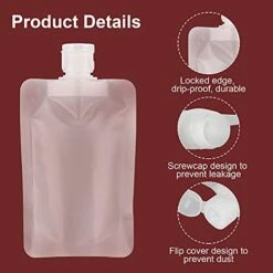 YASUOA 12 Pieces Travel Size Refillable Empty Squeeze Pouch, TSA Approved Stand Up Pouch For Toiletry, Lotion Shampoo Shower Gel Squeezable Bags, Leakproof Cosmetic Containers (30ml/50ml/100ml) -Luggage Factory 41oPyEfiS2S