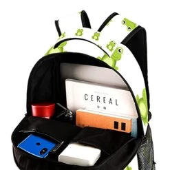 LORVIES Cute Cartoon Green Frogs Lightweight School Classic Backpack Travel Rucksack For Girls Women Kids Teens 9 LORVIES Cute Cartoon Green Frogs Lightweight School Classic Backpack Travel Rucksack For Girls Women Kids Teens -Luggage Factory 41o ex1OGvL