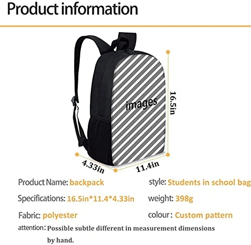 The-Last-Dragon Laptop Backpack, Large Capacity Casual Shoulder Bag Camping Travel Backpack For Boys Girls 17" 5 The-Last-Dragon Laptop Backpack, Large Capacity Casual Shoulder Bag Camping Travel Backpack For Boys Girls 17" - Image 5