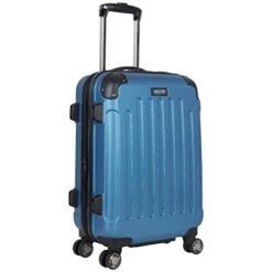 Kenneth Cole Reaction Renegade 20” Carry-On Lightweight Hardside Expandable 8-Wheel Spinner Cabin Size Suitcase, Vivid Blue, Inch -Luggage Factory 41oyr6sByNL