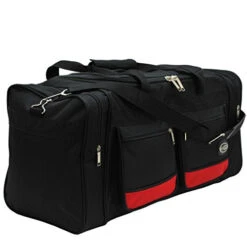 30-Inch Two-Tone Sports Duffel Bag/Travel Duffel/in 3 Colors (Black/Red) 10 30-Inch Two-Tone Sports Duffel Bag/Travel Duffel/in 3 Colors (Black/Red) -Luggage Factory 41pcSc1meKL