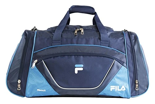 Fila Acer Large Sport Duffel Bag, Navy/Blue, One Size 1 Fila Acer Large Sport Duffel Bag, Navy/Blue, One Size