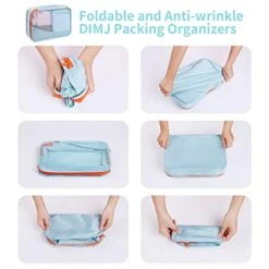 DIMJ 11 Set Packing Cubes, Travel Luggage Packing Organizers Lightweight Travel Cloth Storage Bag With Bra Underwear Cube Cosmetics Bag And Shoe Pouch 9 DIMJ 11 Set Packing Cubes, Travel Luggage Packing Organizers Lightweight Travel Cloth Storage Bag With Bra Underwear Cube Cosmetics Bag And Shoe Pouch -Luggage Factory 41pv1O8P OL