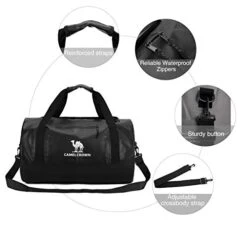 Camel Crown Waterproof Duffle Bag, 43L Lightweight Duffel Bag Traveling Backpack Luggage Bag Dry -Luggage Factory 41qCUtxvyzL