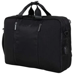 Kenneth Cole Reaction Backpack With USB Charging Port, Black, 15" Laptop -Luggage Factory 41rYJW vOKL