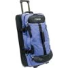 Westjet X-Terrain Lightweight Luggage Drop-Bottom Trolley Duffel 28"-Blue