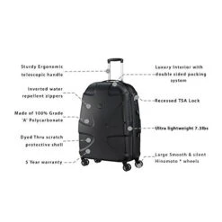 Titan X2 Medium 27'' Hardside Spinner Luggage -Luggage Factory 41ruC9bVvDL