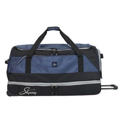Skyway Sodo 34-inch Drop-Bottom Rolling Duffel, Navy Blue