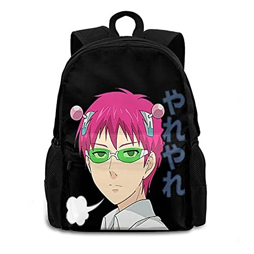 He Disastrous Life Of Saiki K Adult Backpack Travel Laptop Daypack Hiking Daypack Camping Adjustable Lightweight Large Capacity Woman'S Men Adult Student Knapsack 6 He Disastrous Life Of Saiki K Adult Backpack Travel Laptop Daypack Hiking Daypack Camping Adjustable Lightweight Large Capacity Woman'S Men Adult Student Knapsack - Image 6