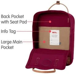 Fjallraven - Kanken No. 2 Laptop 15" Backpack For Everyday, Plum 16 Fjallraven - Kanken No. 2 Laptop 15" Backpack For Everyday, Plum -Luggage Factory 41u 1tRhMUL