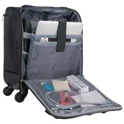 Kenneth Cole Reaction 18" Lightweight Multi-Pocket Anti-Theft RFID 14.1" Laptop & Tablet Underseater Carry-On With USB Charging Port, Black -Luggage Factory 41upIpBCpIL 3a1ad845 4f1e 42c9 aaee 711ad9b897f7