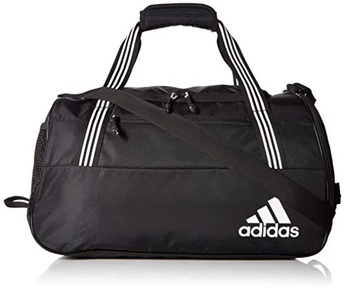 Adidas Women's Squad Duffel Bag, Black/White, One Size 1 Adidas Women's Squad Duffel Bag, Black/White, One Size