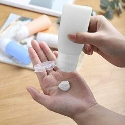 Travel Bottles Tsa Approved, Yamyone 3oz Leak Proof Travel Accessories BPA Free Silicone Cosmetic Travel Size Toiletry Containers For Shampoo Lotion Soap (4pcs) -Luggage Factory 41w3MsNoeDL