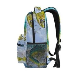 Stylish Mahi Fish Backpack- Lightweight School College Travel Bags, ChunBB 16" X 11.5" X 8" -Luggage Factory 41ww Ym269L