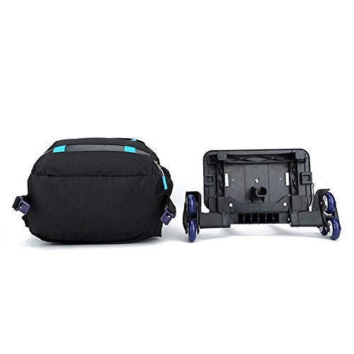 TiTa-Dong Rolling Backpack Luggage 18 Inch Wheeled Backpack Travel Laptop Laptop Six Wheels Unisex Trolley School Bags Jansport For Boys Girls Kids Teenagers Students,Black 2 TiTa-Dong Rolling Backpack Luggage 18 Inch Wheeled Backpack Travel Laptop Laptop Six Wheels Unisex Trolley School Bags Jansport For Boys Girls Kids Teenagers Students,Black - Image 2