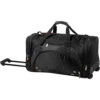 Elleven Proton Wheeled Duffel Bag (26.8 X 12.2 X 13.8 Inches) (Solid Black)