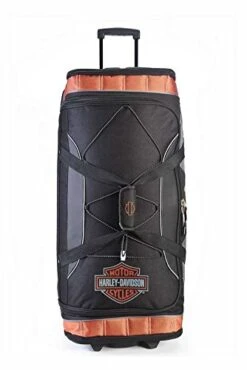Harley Davidson Harley-Davidson 32 Inch XL Super Organized Duffel, Wheeled Bag 99632-RUST/BLK 8 Harley Davidson Harley-Davidson 32 Inch XL Super Organized Duffel, Wheeled Bag 99632-RUST/BLK -Luggage Factory 41zCqLagdiL
