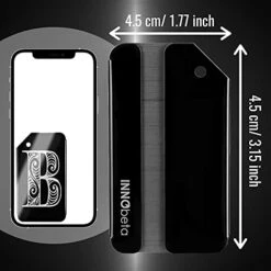 Initial Luggage Tags For Men And Women, Personalised Stainless Steel Luggage Labels For Suitcases X 1 Piece, Mirrow Black, Letter K -Luggage Factory 41zJC4nbj S